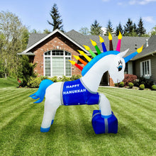 Load image into Gallery viewer, Unikkah - Hanukkah&#39;s Inflatable Unicorn
