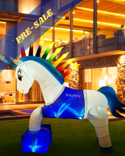 Load image into Gallery viewer, Unikkah - Hanukkah&#39;s Inflatable Unicorn
